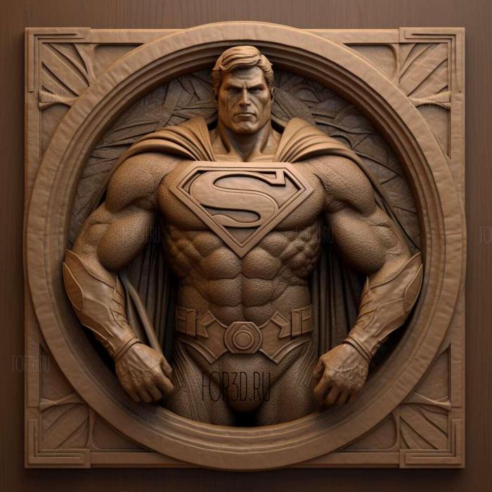 Man of Steel 2 3d stl модель для ЧПУ